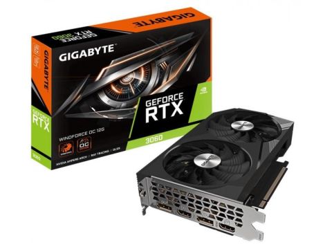 Karta graficzna Gigabyte GeF RTX 3060 Windforce OC 12GB GDDR6